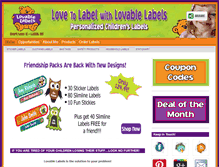 Tablet Screenshot of lovetolabel.com